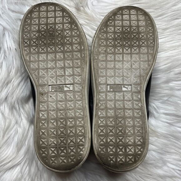 Puma Basket Platform Strap Slide on Sneakers Black Size 7 - Picture 6 of 6